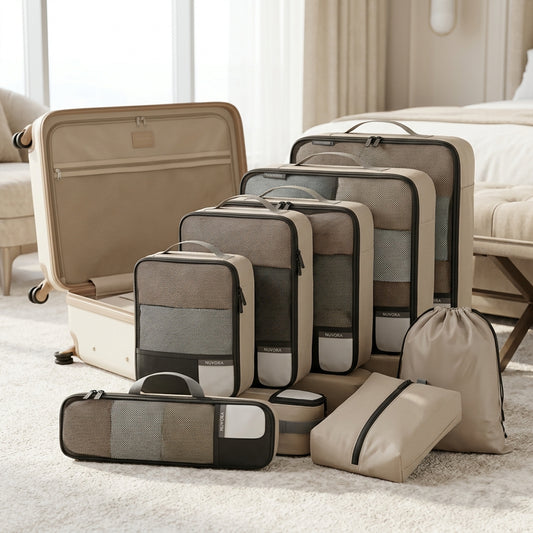 NUVORA PackFlex™ Compression Travel Organizer Set